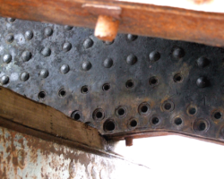 Here is further evidence of his hard work on the foundation ring.