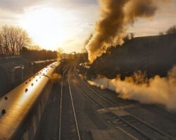 Early morning before the first train to Highley - pic: John Oates