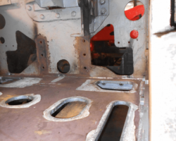 A view of the new base plate from the opposite side.