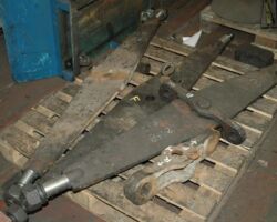 Brake cross shafts for 13268, all machined ready for the fitting of the sleeves. 21.01.17 Image: Ian Bramble