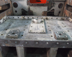 It will then be removed, the wasted frame sections cut away.