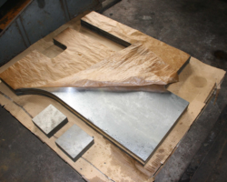 The new rear plates for the main frames.