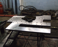 The new extension for the left hand side, waiting to be positioned.