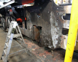 It also allows further cleaning and painting of the frames to be undertaken.