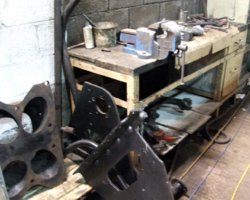 Once the dragbox assembly is finally riveted, the brake cylinder and bell crank mountings can be fitted. This is one of the brackets for the bell crank. These will need to be face machined for an accurate fit, so the full assembly will be put together for trial fitting to ensure this.