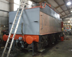 The right hand side is shown in bare metal ready for the first coats of primer.