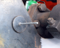 A view of the equipment used to ensure the Frames are perfectly aligned.