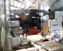 Here is a zoomed out photo showing the steam brake cylinder in position.