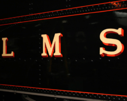 Finally we can admire Bridgnorth’s painter Mick Flint’s work in hand painting the lettering and lining on the Left hand side of the tender. The Right hand side is equally good!