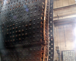 Ready for the thickness to be returned to normal by copper welding.