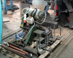 The ex-KESR horn grinder is currently off the engine while some modification is made to improve its stability, but is seen here in more detail.