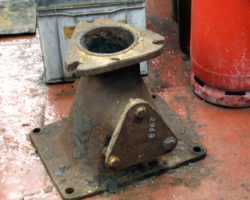 13268’s blastpipe has also arrived in the machine shop, although its fate is not yet known.