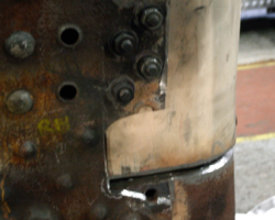 The missing parts will be made good afterwards.