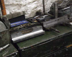 Similar machining has been done to the valve spindle crosshead slides.