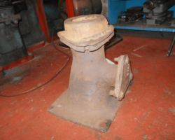 The old blast pipe is also in the machine shop and will be replaced by the new version show next.