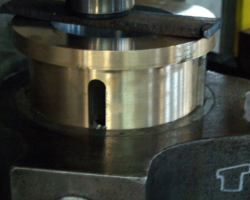 ...following which the pressing in continued...