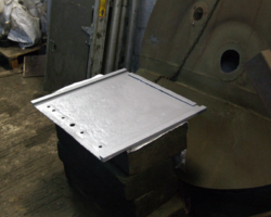 The roof vent had already been dismantled and was in the first stage primer.