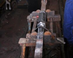 Finally the tender brake adjuster has been removed so it can be thoroughly cleaned ready for its first coat of primer which was applied yesterday afternoon.