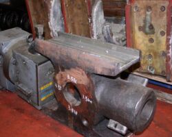 Away from the loco and in the machine shop are the two cross-heads, this one has had the upper and lower whitemetal filled faces machined to fit the relevant slidebars ...