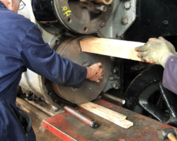 This piston took slightly more persuasion to go in!