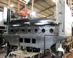 And talking of paint, the SMF team has been busy at the footplate end...