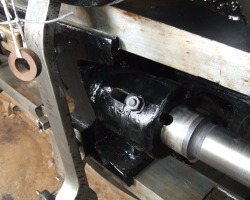 ...where they were loosely held by these bolts.