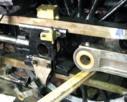 This showed a problem at the little end, which would not align with its recess in the crosshead.