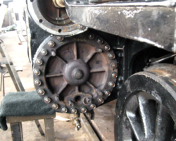 The cover all nutted up and complete. The left side will be tackled next week.