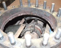 These are going in in component form and then reassembled inside the boiler. Not exactly keyhole surgery but close!