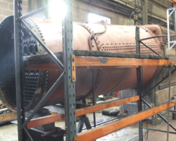 And again at the end of the day. Much work was also done on the right side, so the barrel is now about 75 percent painted.