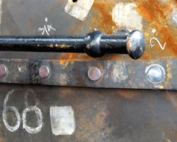 to produce these almost flush heads. Some grinding down is needed to obtain the final finish.