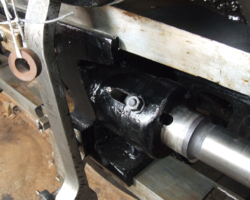 ...where they were loosely held by these bolts.