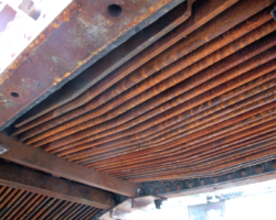 Also fitted is a temporary grate.