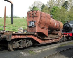 It came to rest ahead of the newly commissioned Hall 4930.