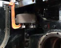 This allowed the pipe to sit correctly and the top part of the valve to be trial fitted.