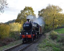 2968 at Bank Farm crossing near Arley. Credit: Paul Weston