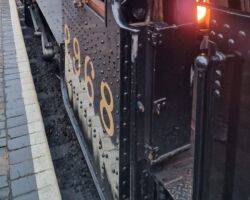 A view of the footplate, whilst again at Arley Station. The jewel in the crown of the SVR. R Cooper